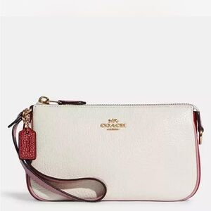 Coach Nolita 19 in Colorblock Red & Pink